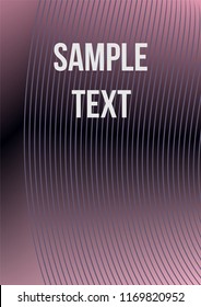 Minimum geometric coverage. Modern abstract cover from vector abstract lines. The future template for decorating the background of albums, business brochures, banner, poster.