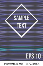 Minimum geometric coverage. Modern abstract cover from vector abstract lines. The future template for decorating the background of albums, business brochures, banner, poster.