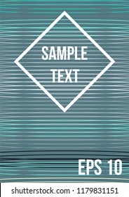 Minimum geometric coverage. Modern abstract cover from vector abstract lines. The future template for decorating the background of albums, business brochures, banner, poster.