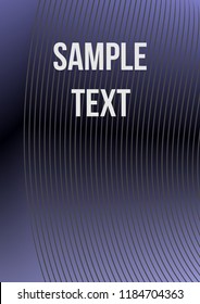 Minimum geometric coverage. Modern abstract cover from vector abstract lines. The future template for decorating the background of albums, business brochures, banner, poster.