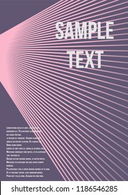 Minimum geometric coverage. Modern abstract cover from vector abstract lines. The future template for decorating the background of albums, business brochures, banner, poster.