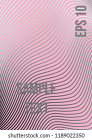 Minimum geometric coverage. Modern abstract cover from vector abstract lines. The future template for decorating the background of albums, business brochures, banner, poster.
