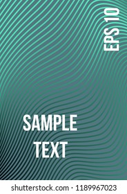 Minimum geometric coverage. Modern abstract cover from vector abstract lines. The future template for decorating the background of albums, business brochures, banner, poster.