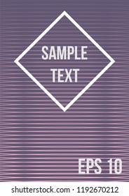 Minimum geometric coverage. Modern abstract cover from vector abstract lines. The future template for decorating the background of albums, business brochures, banner, poster.