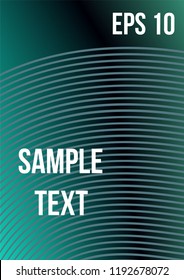 Minimum geometric coverage. Modern abstract cover from vector abstract lines. The future template for decorating the background of albums, business brochures, banner, poster.