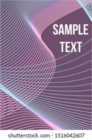 Minimum geometric coverage.  Modern abstract cover from vector abstract lines.  Geometric future template for flyer, poster, brochure and invitation.