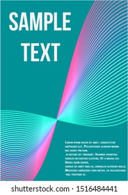 Minimum geometric coverage.  Modern abstract cover from vector abstract lines.  Geometric future template for flyer, poster, brochure and invitation.