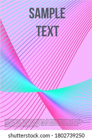 Minimum geometric coverage.  Modern abstract cover from vector abstract lines.  Geometric future template for flyer, poster, brochure and invitation.