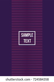 Minimum geometric coverage. Modern abstract cover from vector abstract lines. The future template for decorating the background of albums, business brochures, banner, poster.