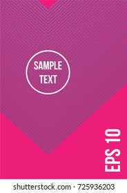 Minimum geometric coverage. Modern abstract cover from vector abstract lines. The future template for decorating the background of albums, business brochures, banner, poster.