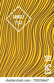 Minimum geometric coverage. Modern abstract cover from vector abstract lines. The future template for decorating the background of albums, business brochures, banner, poster.
