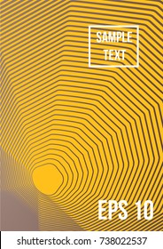 Minimum geometric coverage. Modern abstract cover from vector abstract lines. The future template for decorating the background of albums, business brochures, banner, poster.