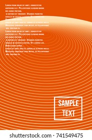 Minimum geometric coverage. Modern abstract cover from vector abstract lines. The future template for decorating the background of albums, business brochures, banner, poster.