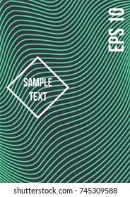 Minimum geometric coverage. Modern abstract cover from vector abstract lines. The future template for decorating the background of albums, business brochures, banner, poster.