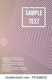 Minimum geometric coverage. Modern abstract cover from vector abstract lines. The future template for decorating the background of albums, business brochures, banner, poster.