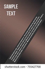 Minimum geometric coverage. Modern abstract cover from vector abstract lines. The future template for decorating the background of albums, business brochures, banner, poster.