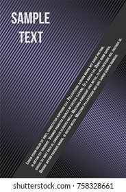 Minimum geometric coverage. Modern abstract cover from vector abstract lines. The future template for decorating the background of albums, business brochures, banner, poster.