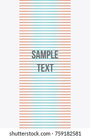 Minimum geometric coverage. Modern abstract cover from vector abstract lines. The future template for decorating the background of albums, business brochures, banner, poster.