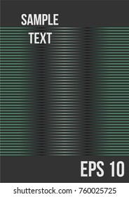 Minimum geometric coverage. Modern abstract cover from vector abstract lines. The future template for decorating the background of albums, business brochures, banner, poster.