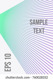 Minimum geometric coverage. Modern abstract cover from vector abstract lines. The future template for decorating the background of albums, business brochures, banner, poster.