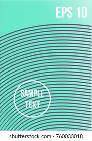 Minimum geometric coverage. Modern abstract cover from vector abstract lines. The future template for decorating the background of albums, business brochures, banner, poster.