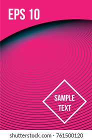 Minimum geometric coverage. Modern abstract cover from vector abstract lines. The future template for decorating the background of albums, business brochures, banner, poster.