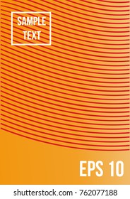Minimum geometric coverage. Modern abstract cover from vector abstract lines. The future template for decorating the background of albums, business brochures, banner, poster.