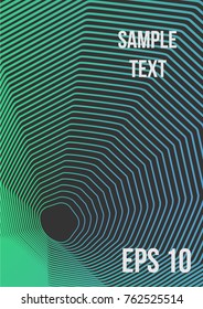 Minimum geometric coverage. Modern abstract cover from vector abstract lines. The future template for decorating the background of albums, business brochures, banner, poster.