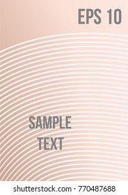 Minimum geometric coverage. Modern abstract cover from vector abstract lines. The future template for decorating the background of albums, business brochures, banner, poster.