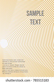 Minimum geometric coverage. Modern abstract cover from vector abstract lines. The future template for decorating the background of albums, business brochures, banner, poster.