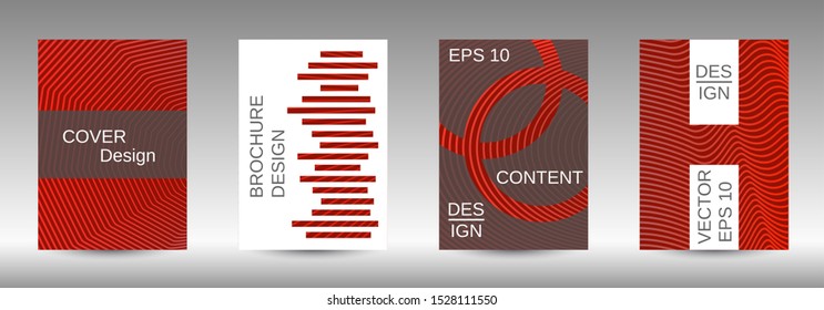 Minimum vector coverage. Abstract cover. Positive design template. Creative backgrounds with abstract gradient linear waves to create a fashionable  banner, poster.