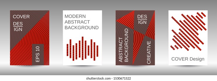 Minimum vector coverage. Abstract cover. Positive design template. Creative backgrounds with abstract gradient linear waves to create a fashionable  banner, poster.