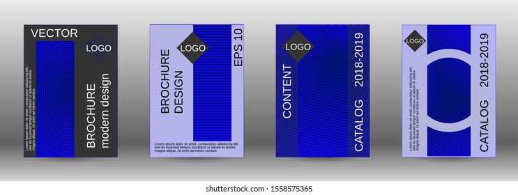 Minimum vector coverage. Abstract cover. Positive design template. Creative backgrounds with abstract gradient linear waves to create a fashionable  banner, poster.