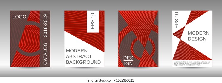 Minimum vector coverage. Abstract cover. Positive design template. Creative backgrounds with abstract gradient linear waves to create a fashionable  banner, poster.