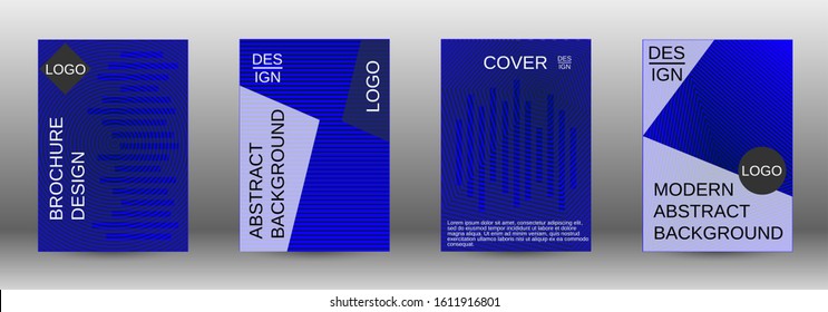 Minimum vector coverage. Abstract cover. Positive design template. Creative backgrounds with abstract gradient linear waves to create a fashionable  banner, poster.