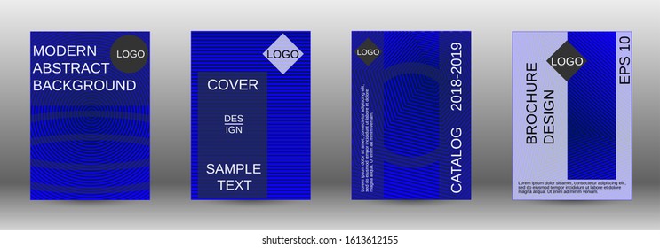 Minimum vector coverage. Abstract cover. Positive design template. Creative backgrounds with abstract gradient linear waves to create a fashionable  banner, poster.