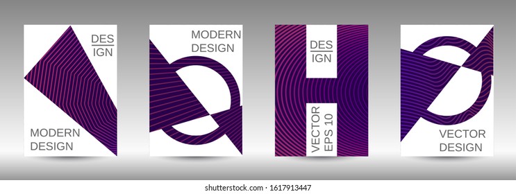 Minimum vector coverage. Abstract cover. Positive design template. Creative backgrounds with abstract gradient linear waves to create a fashionable  banner, poster.