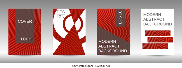 Minimum vector coverage. Abstract cover. Positive design template. Creative backgrounds with abstract gradient linear waves to create a fashionable  banner, poster.