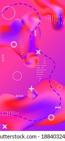 Minimum vector coverage. Abstract vector cover.  A bright, smooth mesh is blurry with a futuristic blue pattern.