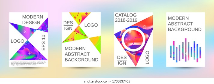 Minimum vector coverage. Artistic covers design. Creative fluid colors backgrounds.  Easily editable soft colored vector illustration. Smooth banner template.