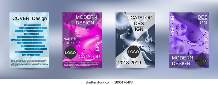 Minimum vector coverage. Artistic covers design. Creative fluid colors backgrounds.  Blurred bright colors mesh background. Bright print.