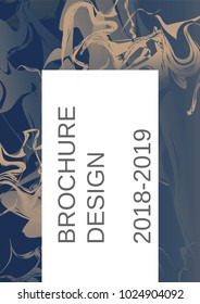 Minimum vector coverage. Contemporary abstract cover. Rich design of VIP. Future futuristic template with abstract current forms for banner design, poster, booklet, report, journal.