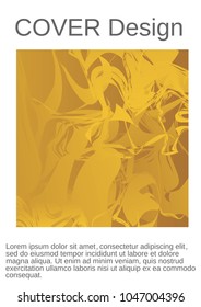 Minimum vector coverage. Contemporary abstract cover. Rich design of VIP. Future futuristic template with abstract current forms for banner design, poster, booklet, report, journal.