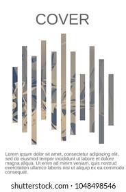 Minimum vector coverage. Contemporary abstract cover. Rich design of VIP. Future futuristic template with abstract current forms for banner design, poster, booklet, report, journal.