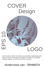 Minimum vector coverage. Contemporary abstract cover. Rich design of VIP. Future futuristic template with abstract current forms for banner design, poster, booklet, report, journal.