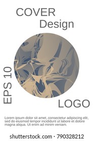 Minimum vector coverage. Contemporary abstract cover. Rich design of VIP. Future futuristic template with abstract current forms for banner design, poster, booklet, report, journal.