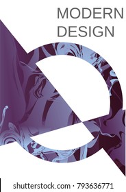 Minimum vector coverage. Contemporary abstract cover.template with abstract current forms for banner design, poster, booklet, report, journal.