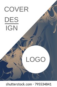 Minimum vector coverage. Contemporary abstract cover. Rich design of VIP. Future futuristic template with abstract current forms for banner design, poster, booklet, report, journal.