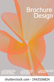 Minimum vector coverage. Creative background from abstract lines to create a fashionable abstract cover, banner, poster, booklet.