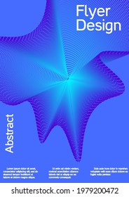 Minimum vector coverage. Creative background from abstract lines to create a fashionable abstract cover, banner, poster, booklet.